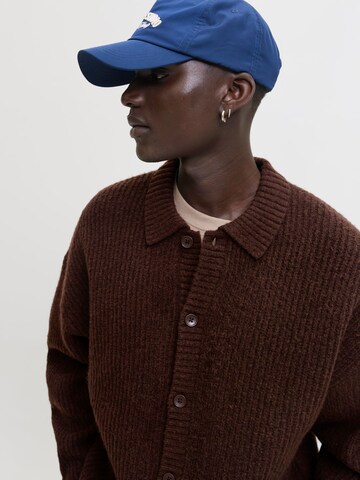JACK & JONES Knit cardigan in Brown