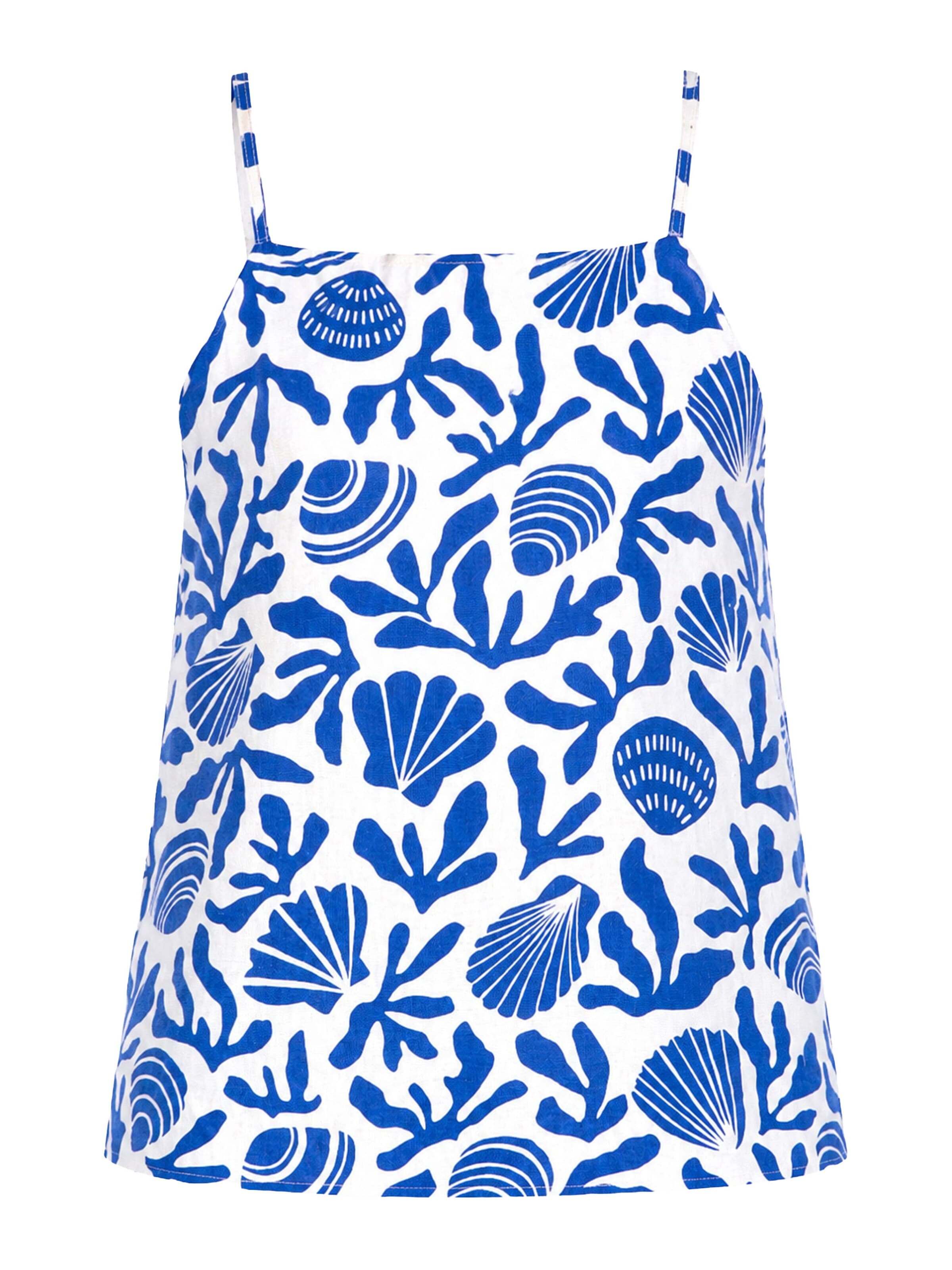 SASSYCLASSY Top in Blue: front