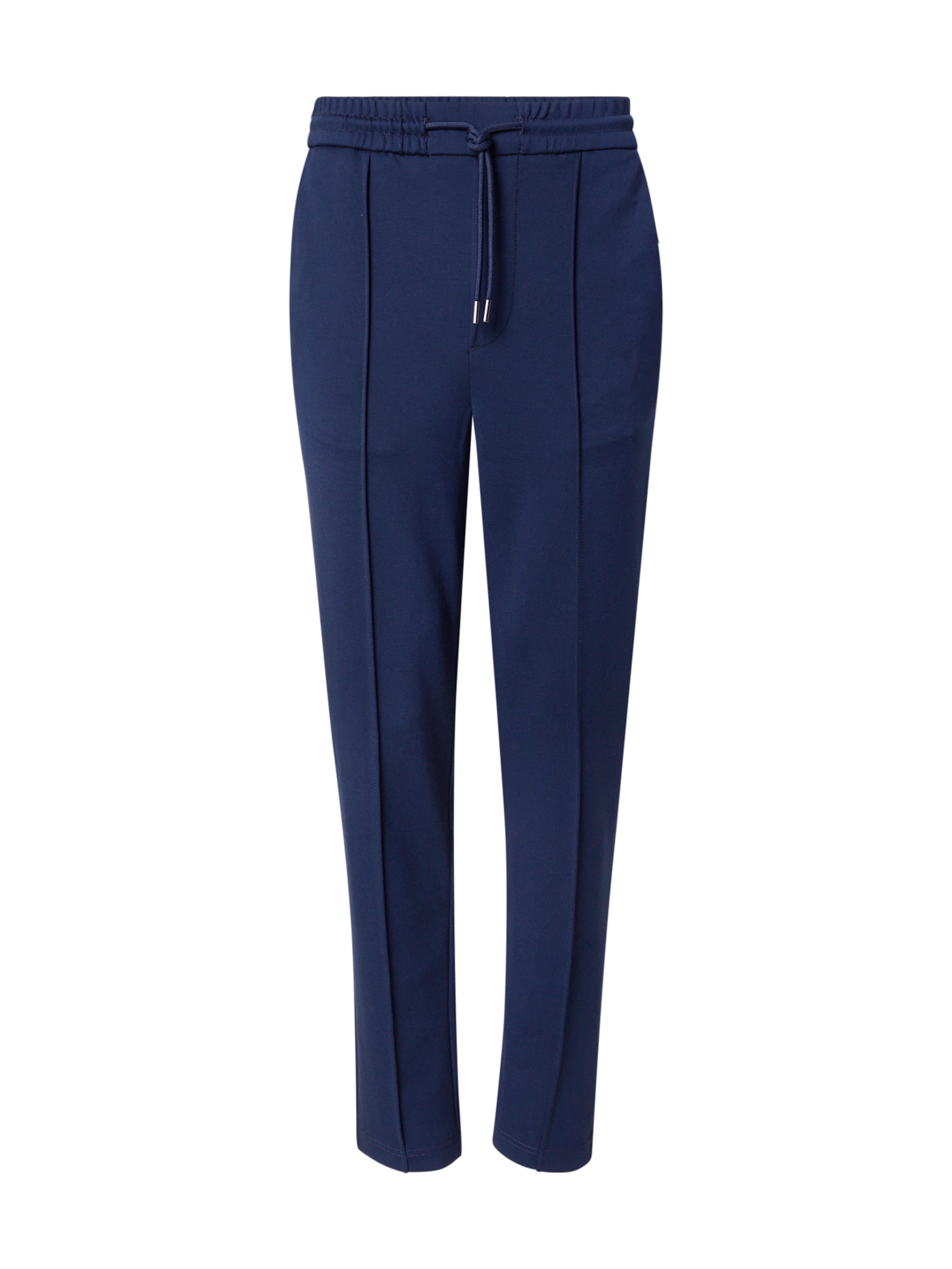 Only & Sons Tapered Pleat-Front Pants 'ONSMARK NOAH' in Blue: front