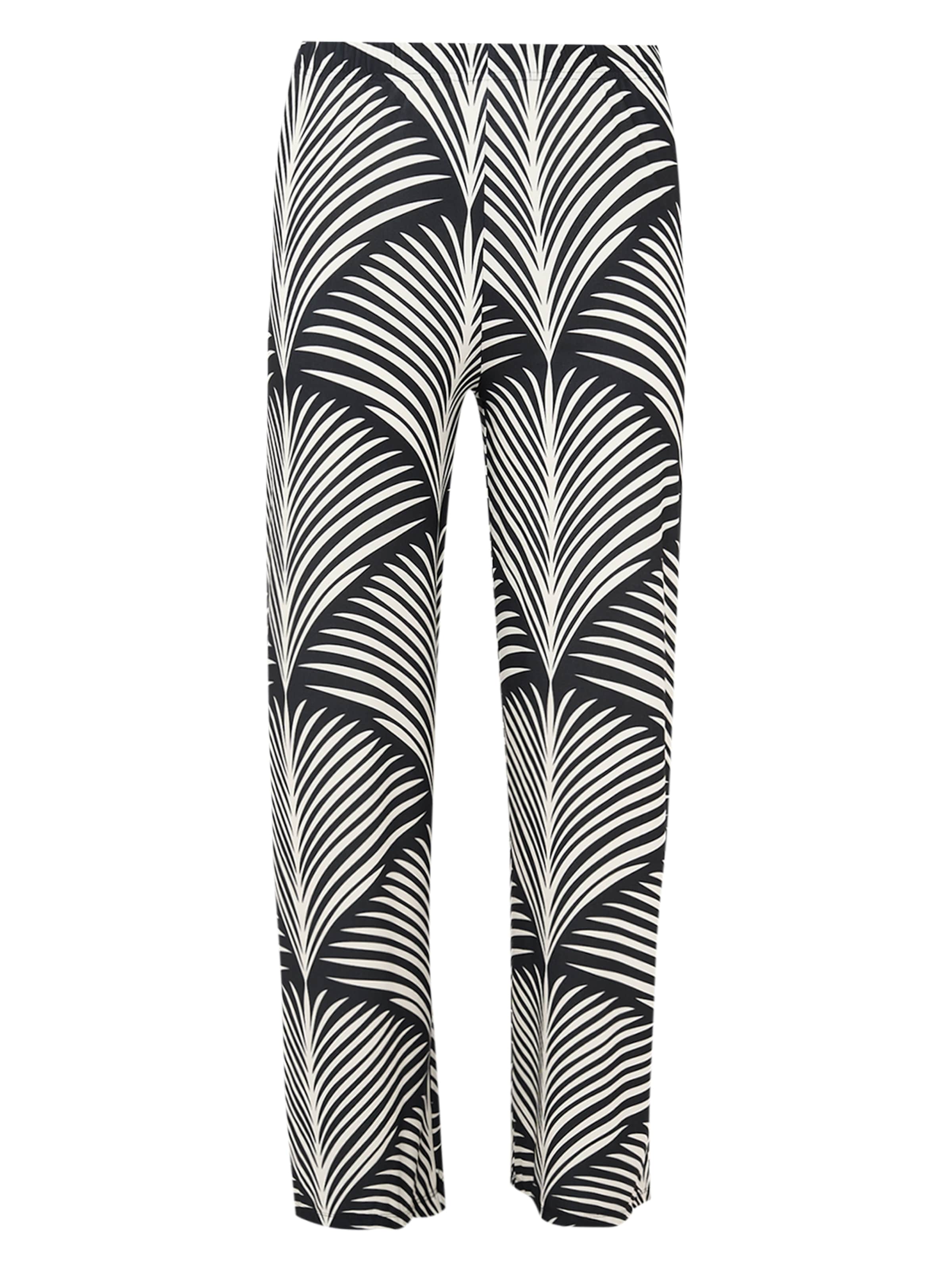 YOEK Loosefit Broek in Zwart: voorkant