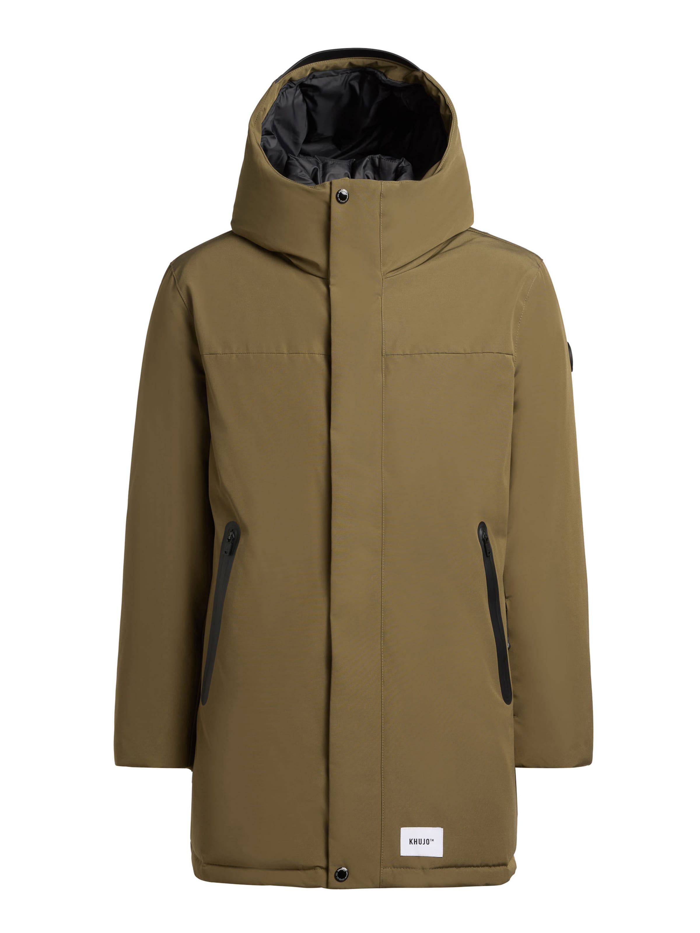 khujo Зимняя куртка 'Kann2' в Зеленый: спереди