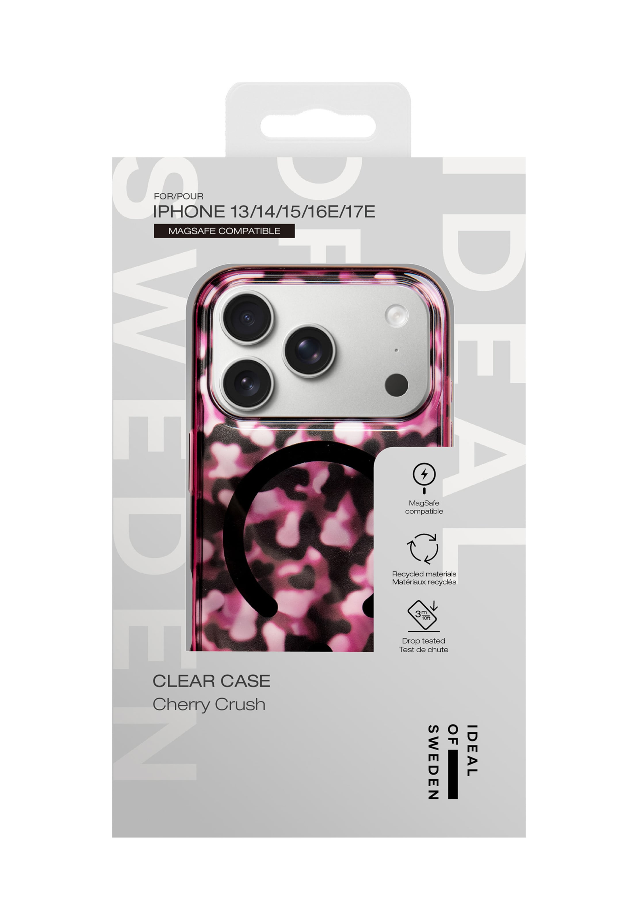 Custodia per smartphone 'MagSafe iPhone 13 / 14 / 15 / 16e / 17e' di iDeal of Sweden in rosa