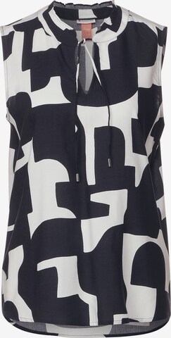 STREET ONE Blouse in Blauw: voorkant