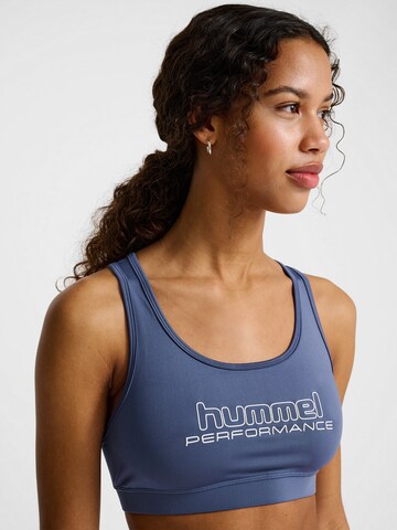 Hummel Bralette Sports bra 'TE Fundamental' in Blue