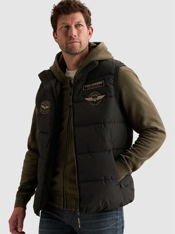 PME Legend Vest 'Snowburst bodywarmer' in Black: front