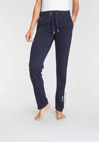 H.I.S Regular Pants in Blue: front