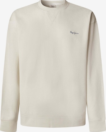 Pepe Jeans Sweatshirt in Weiß: Vorderseite