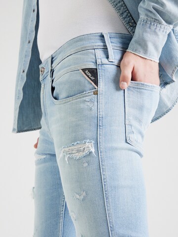 REPLAY Slimfit Jeans 'ANBASS' i blå