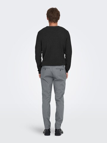 Only & Sons Слим Брюки-чинос 'ONSMARK PETE' в Серый