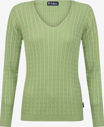 DENIM CULTURE Sweater 'Beatrice' in Green: front