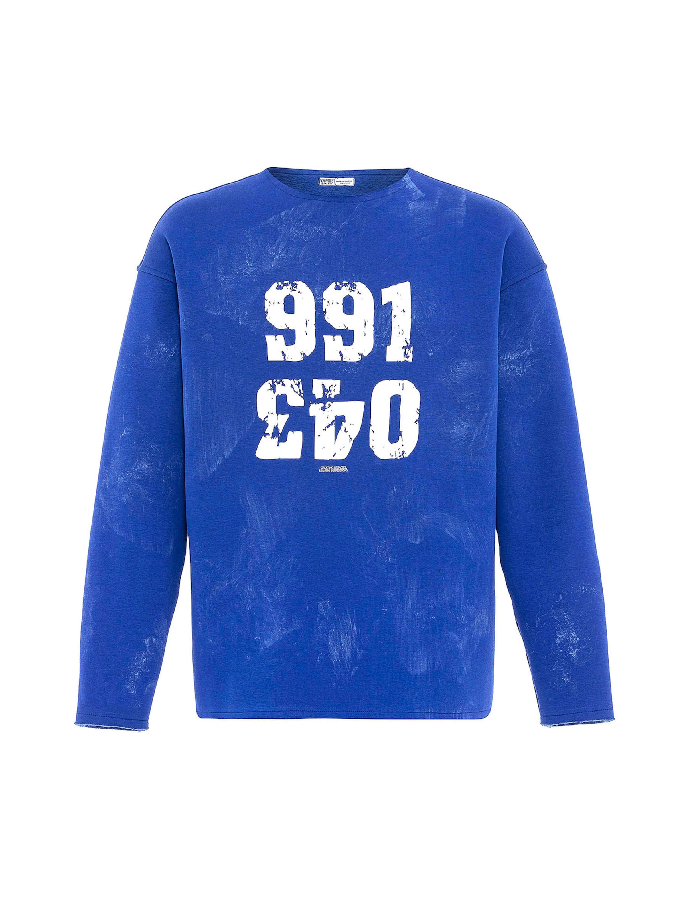 Felpa di VAMOS CLO in blu: frontale