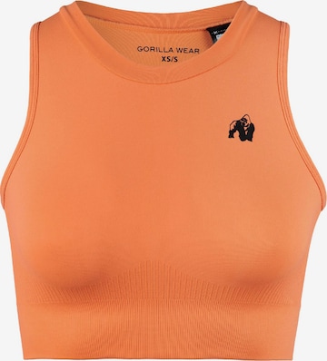 Gorilla Wear Top 'Olivia' in Orange: front