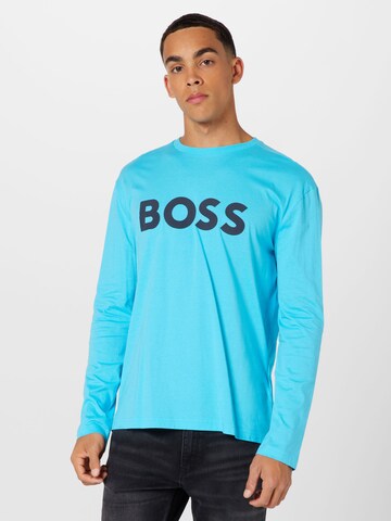 BOSS Green - Camiseta 'Togn' en azul: frente