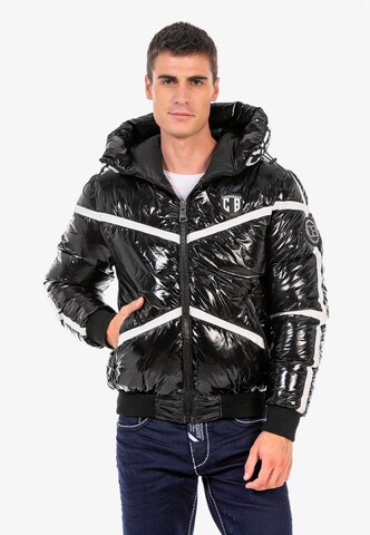 CIPO & BAXX Winterjacke in Schwarz: predná strana