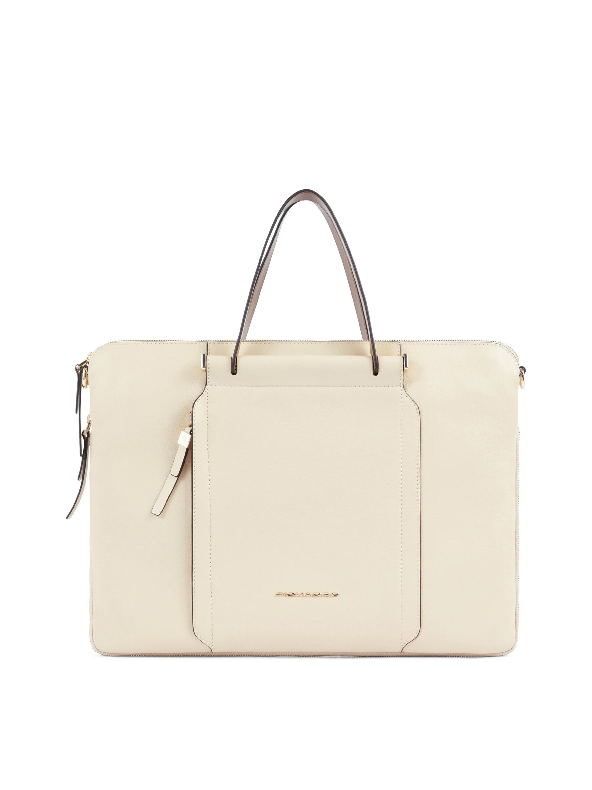 Piquadro Laptoptaske i beige: forside