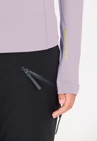 SOS Functioneel shirt 'Stratos' in Lila