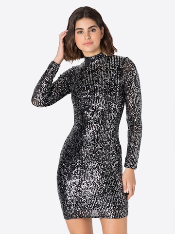 Robe de cocktail Lipsy en argent : devant