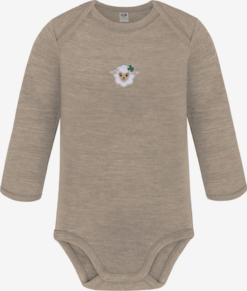 normani Strampler/Body 'Auckland' in Beige: Vorderseite