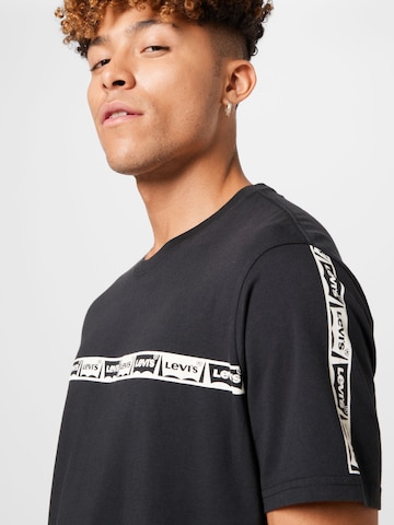 LEVI'S ® Póló 'SS Relaxed Fit Tee' - fekete