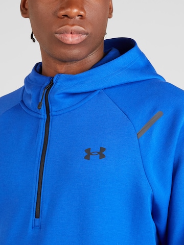 UNDER ARMOUR Athletic Sweatshirt 'Unstoppable' in Blue