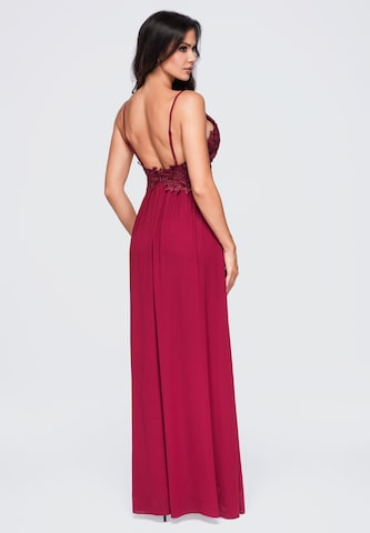 Robe de soirée Ombre en rouge