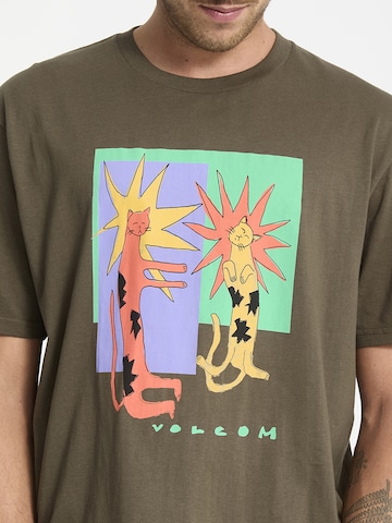 T-Shirt 'Longo Cats BSC' Volcom en vert