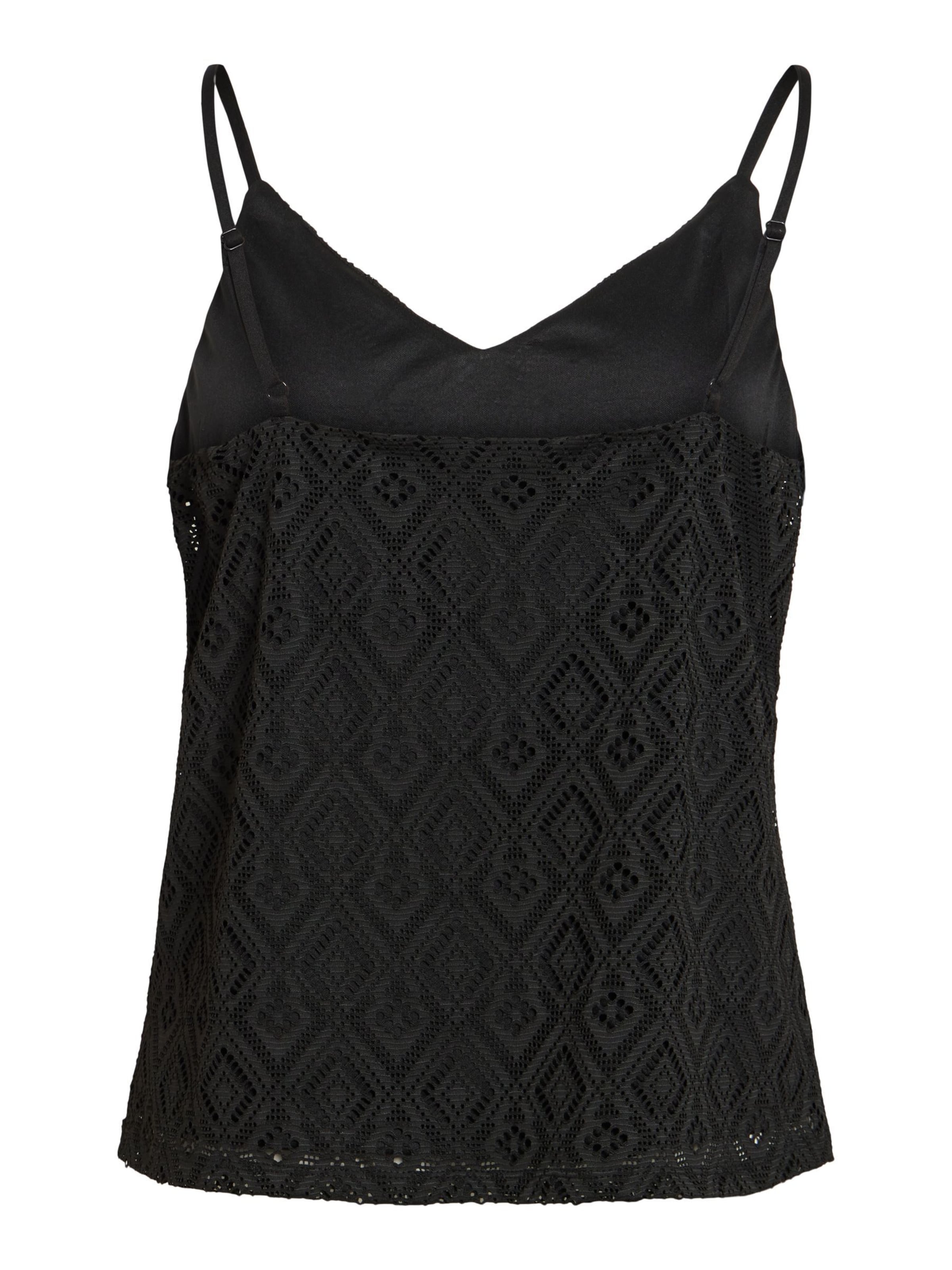 VILA Top 'VINUSA' in Black