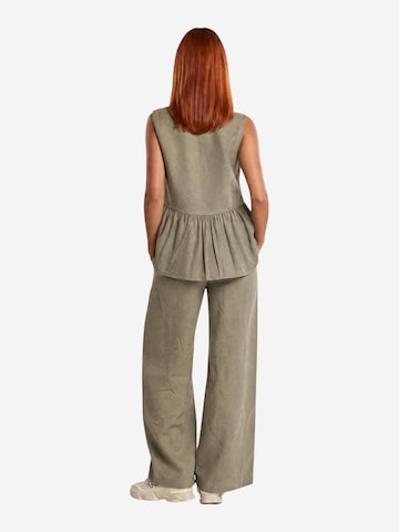 Camicia da donna 'Gilet Lino Bottoni 17589' di I AM in verde