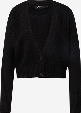 ONLY Knit cardigan 'MACADAMIA' in Black: front