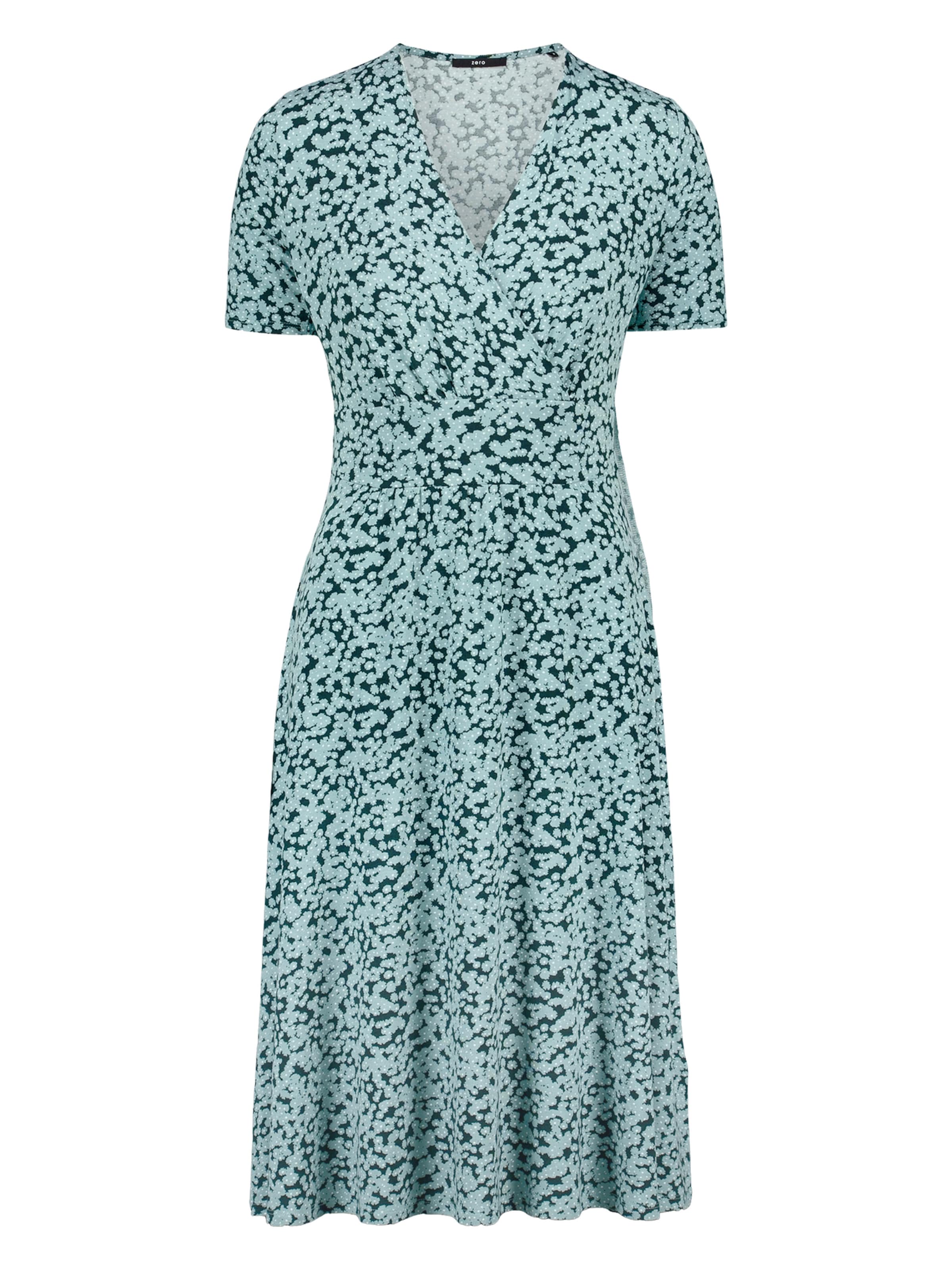 Abito da cocktail di zero in verde: frontale