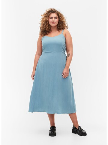 Zizzi Kleid 'Macy' in Blau: predná strana