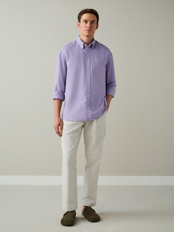 Next - Regular Fit Camisa em roxo
