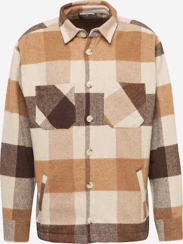 Pegador Regular fit Button Up Shirt 'Flato' in Beige: front