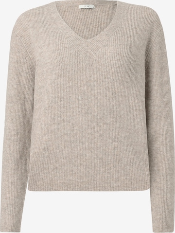 JDY Pullover 'JDYSANDRINE' in Braun: Vorderseite