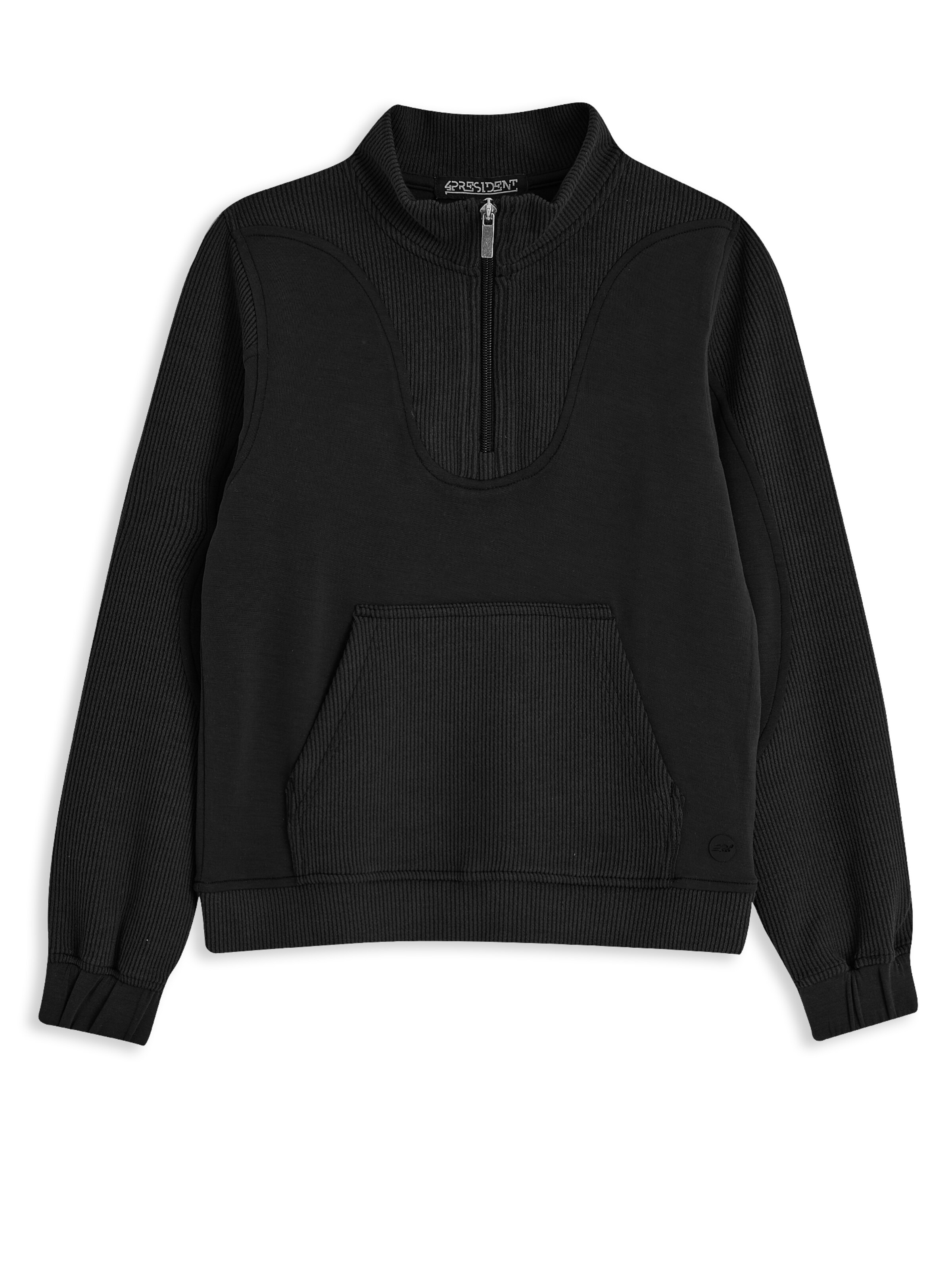 4PRESIDENT Sweater 'Nioma' in Black: front