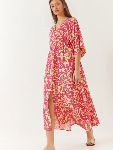 Bianco Lucci Kleid in Pink
