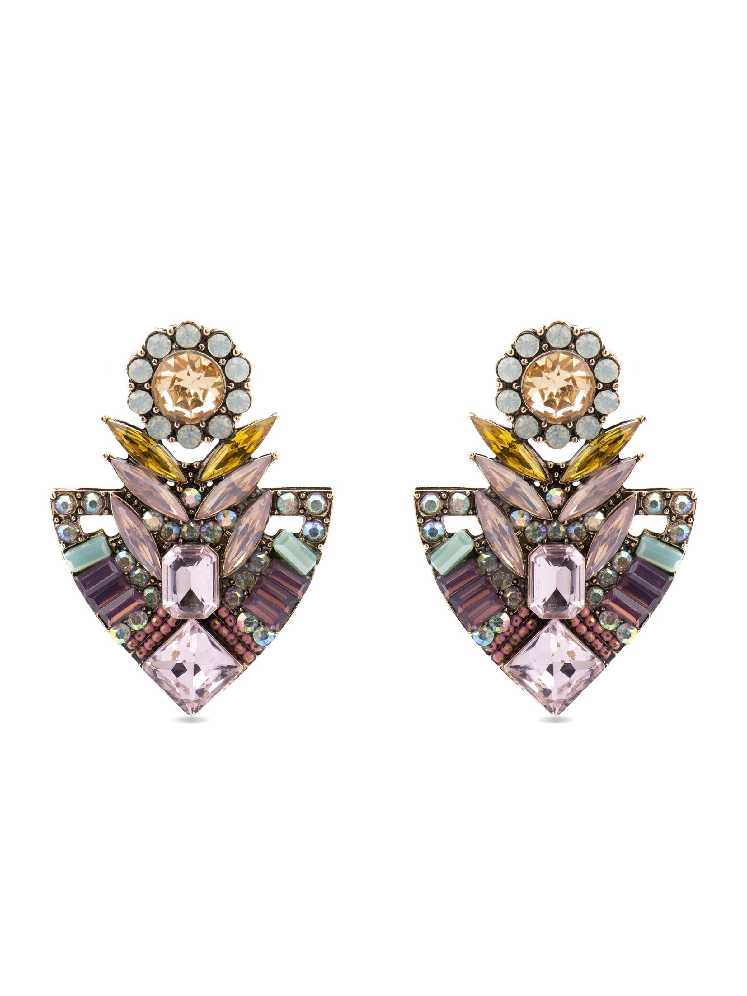 Boucles d'oreilles 'Aphuat' Luxenter en mélange de couleurs : devant