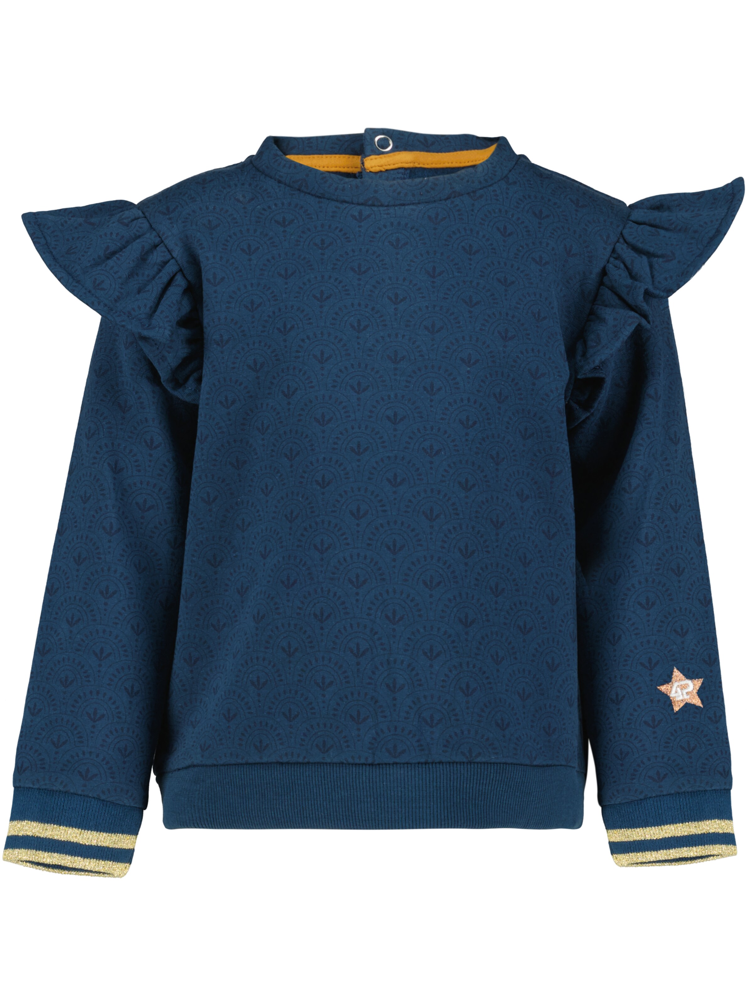 4PRESIDENT Shirt 'Kiki'‌‌‌‌‌‌‌ in Blau: Vorderseite