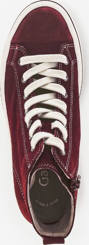 GABOR High-Top Sneakers in Red