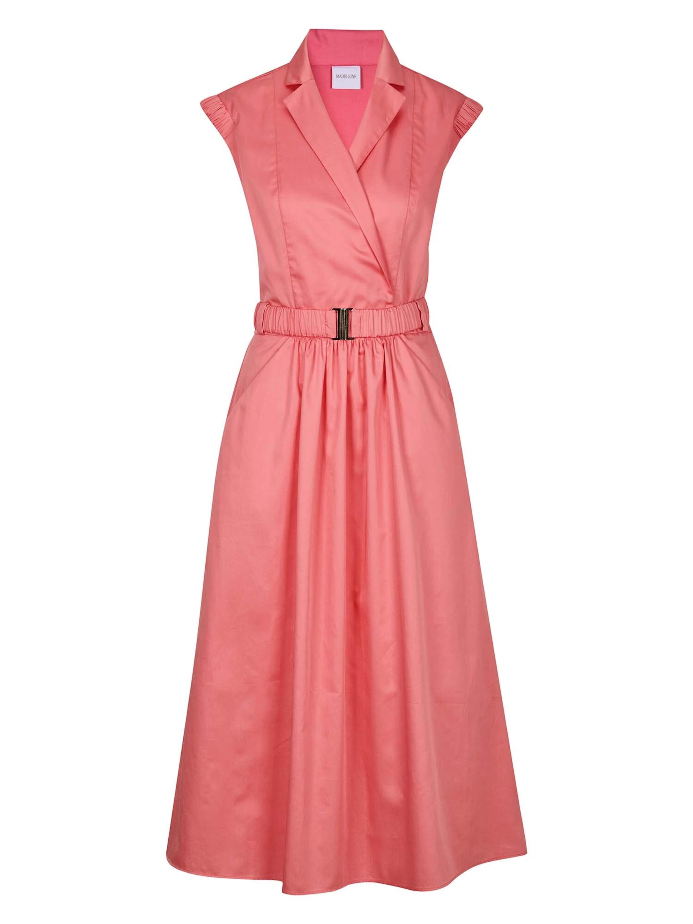 MADELEINE Robe-chemise en framboise, Vue avec produit