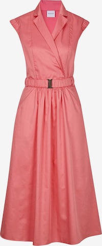 Robe-chemise MADELEINE en rose : devant