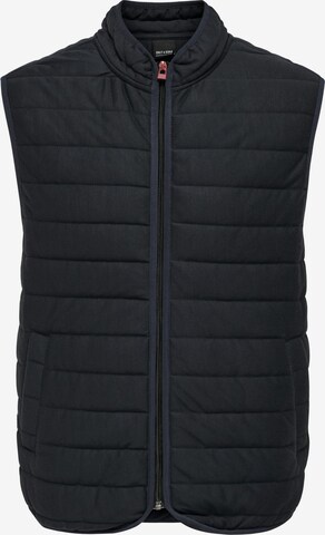 Gilet 'ELIAS' di Only & Sons in blu: frontale