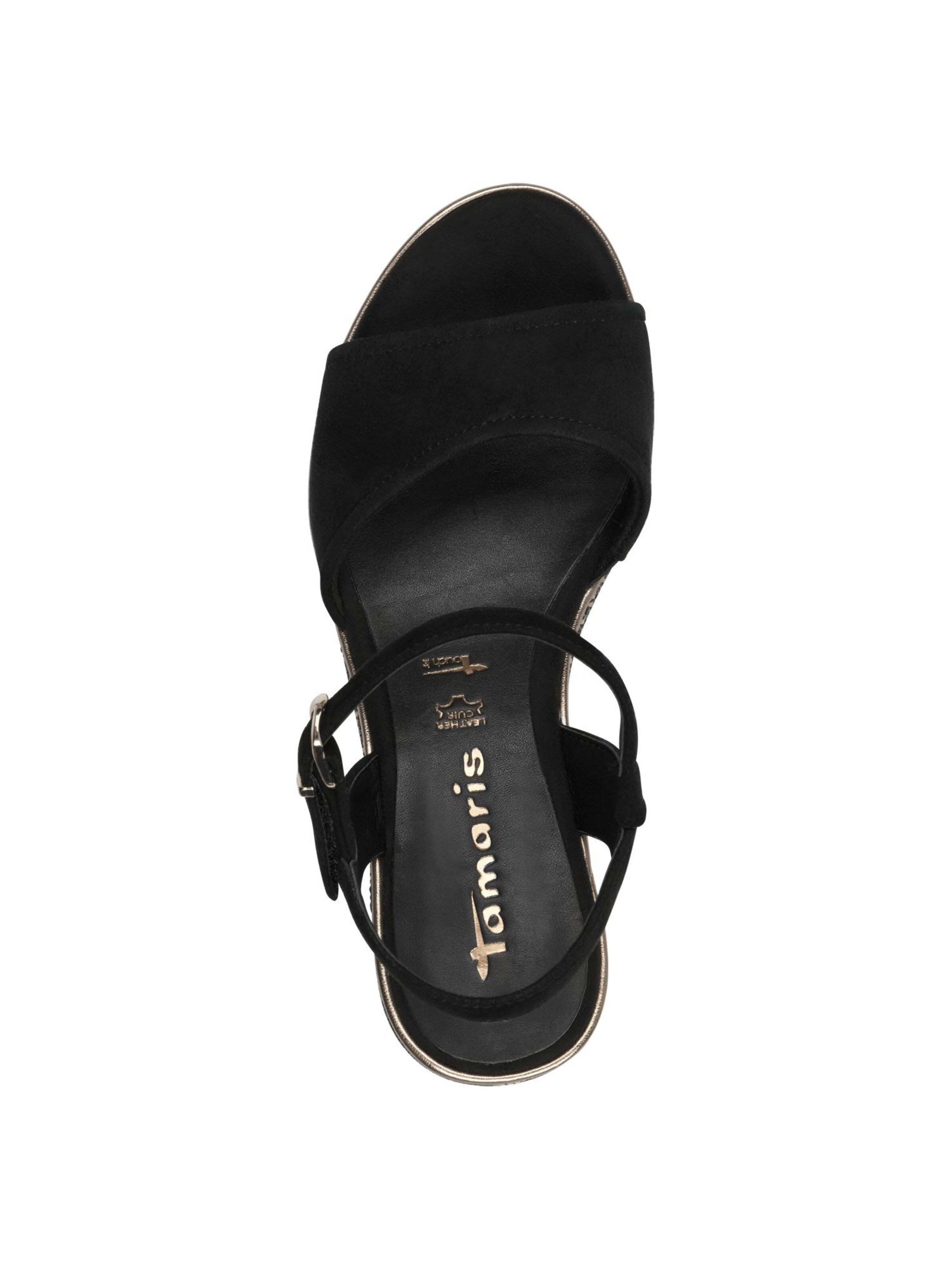 Tamaris Sandaal in Zwart