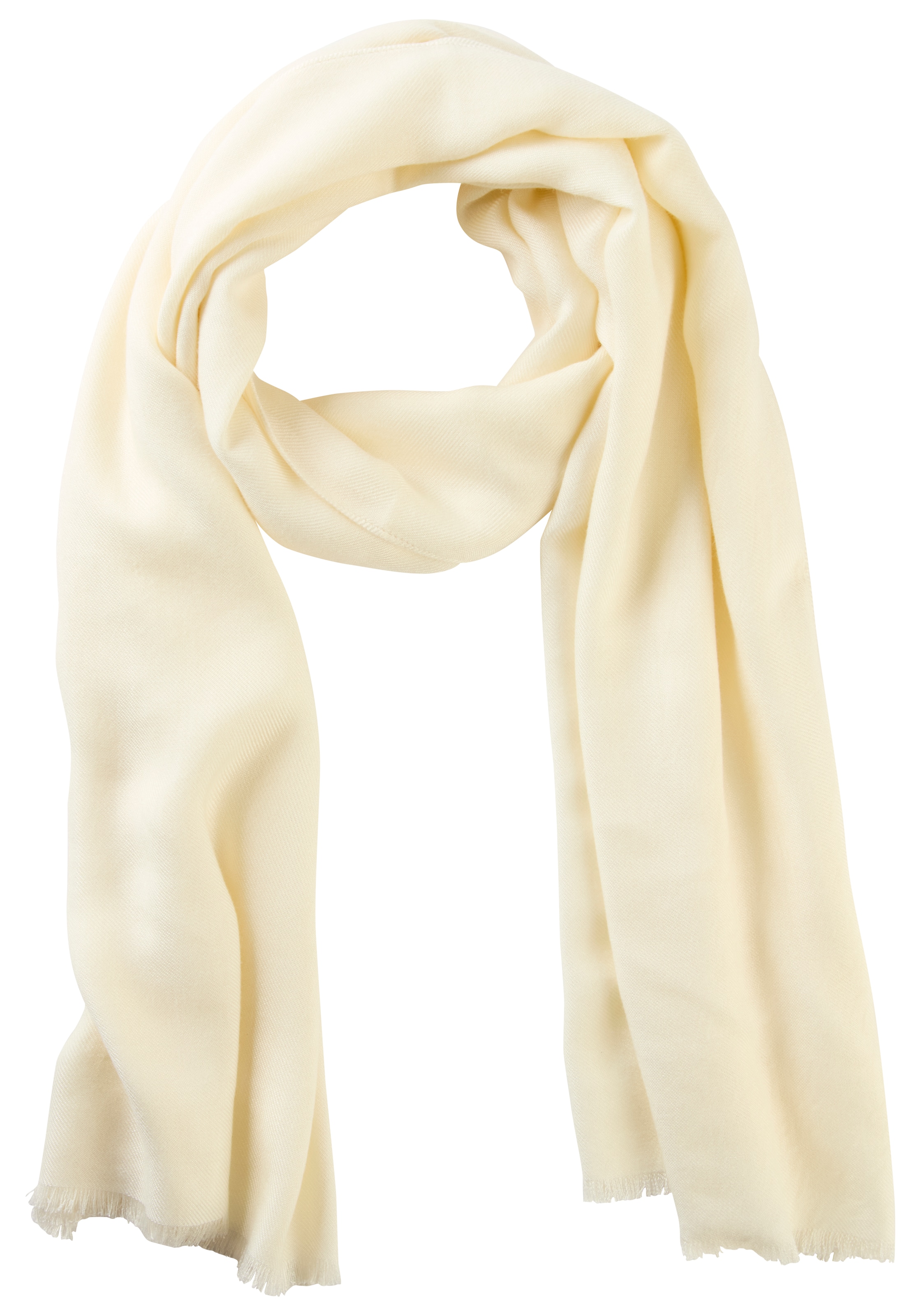 LAURA SCOTT Scarf in Beige: front