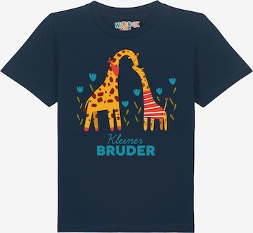 Maglietta di watabout.kids in blu: frontale