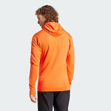 ADIDAS TERREX Athletic Fleece Jacket 'Xperior' in Orange