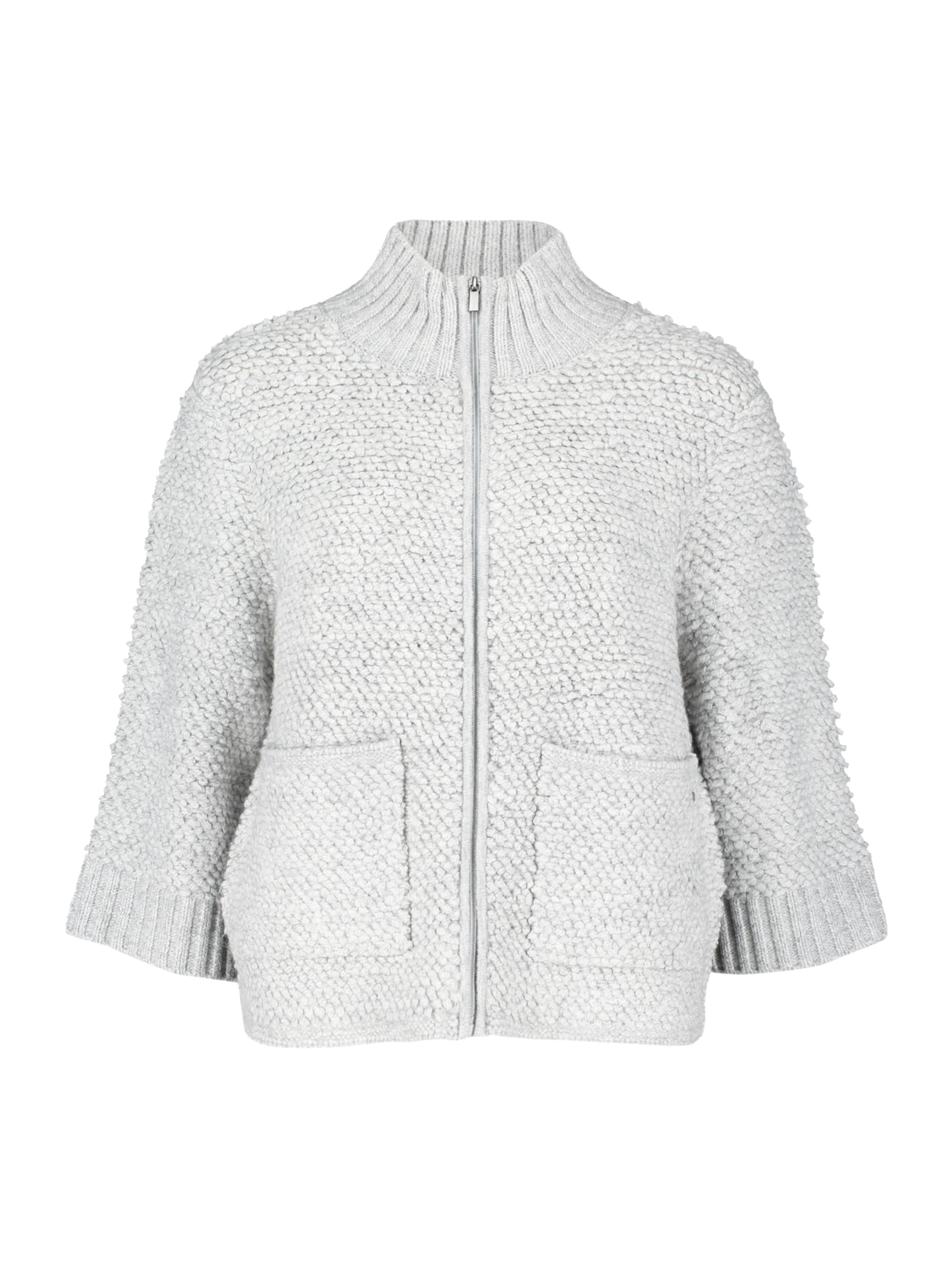 Betty & Co Knit cardigan in Grey: front