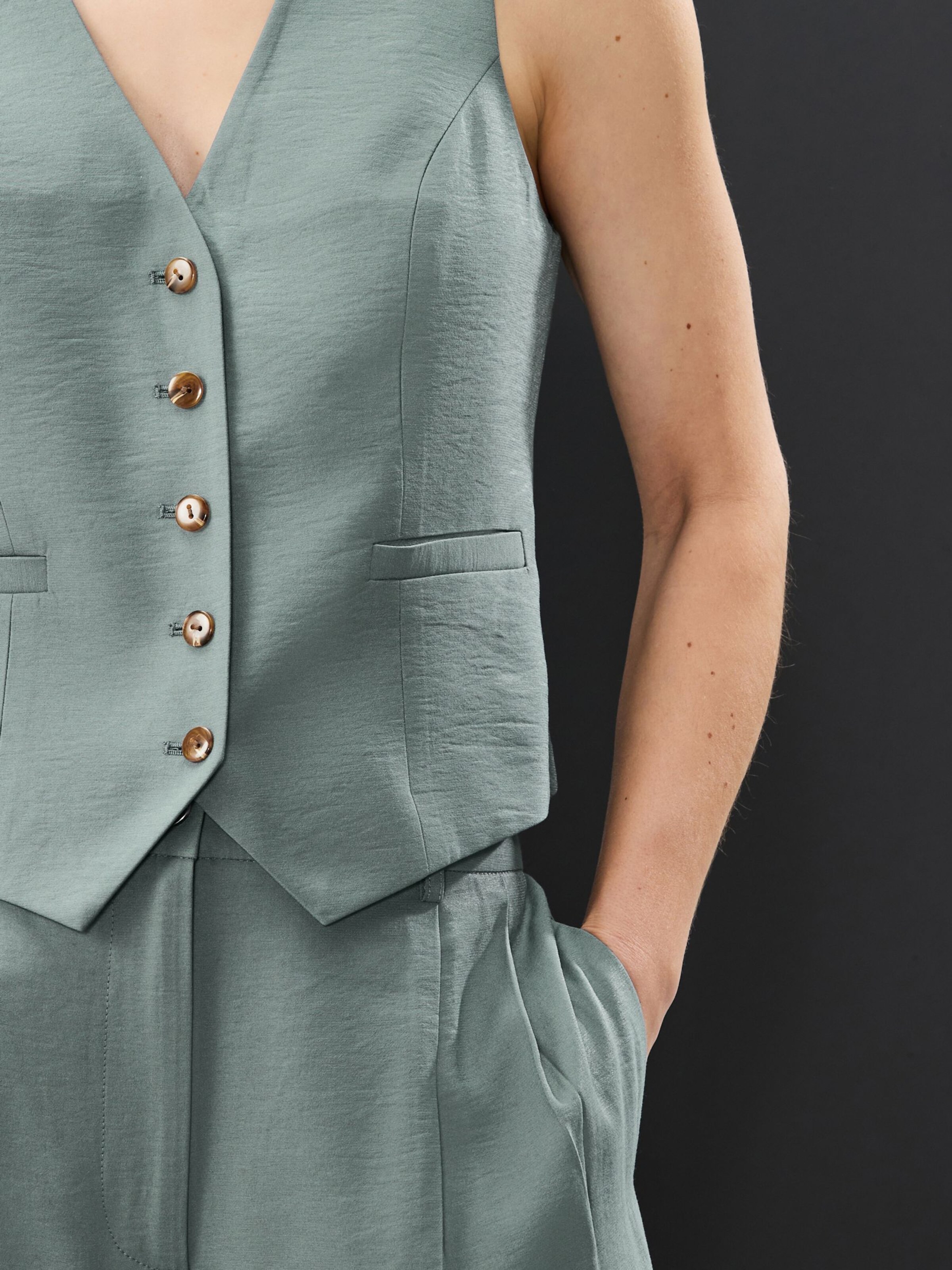 Next Anzugweste in Grau