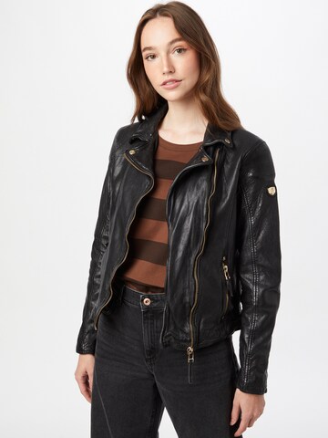 Gipsy Between-season jacket 'Raizel' in Black: front