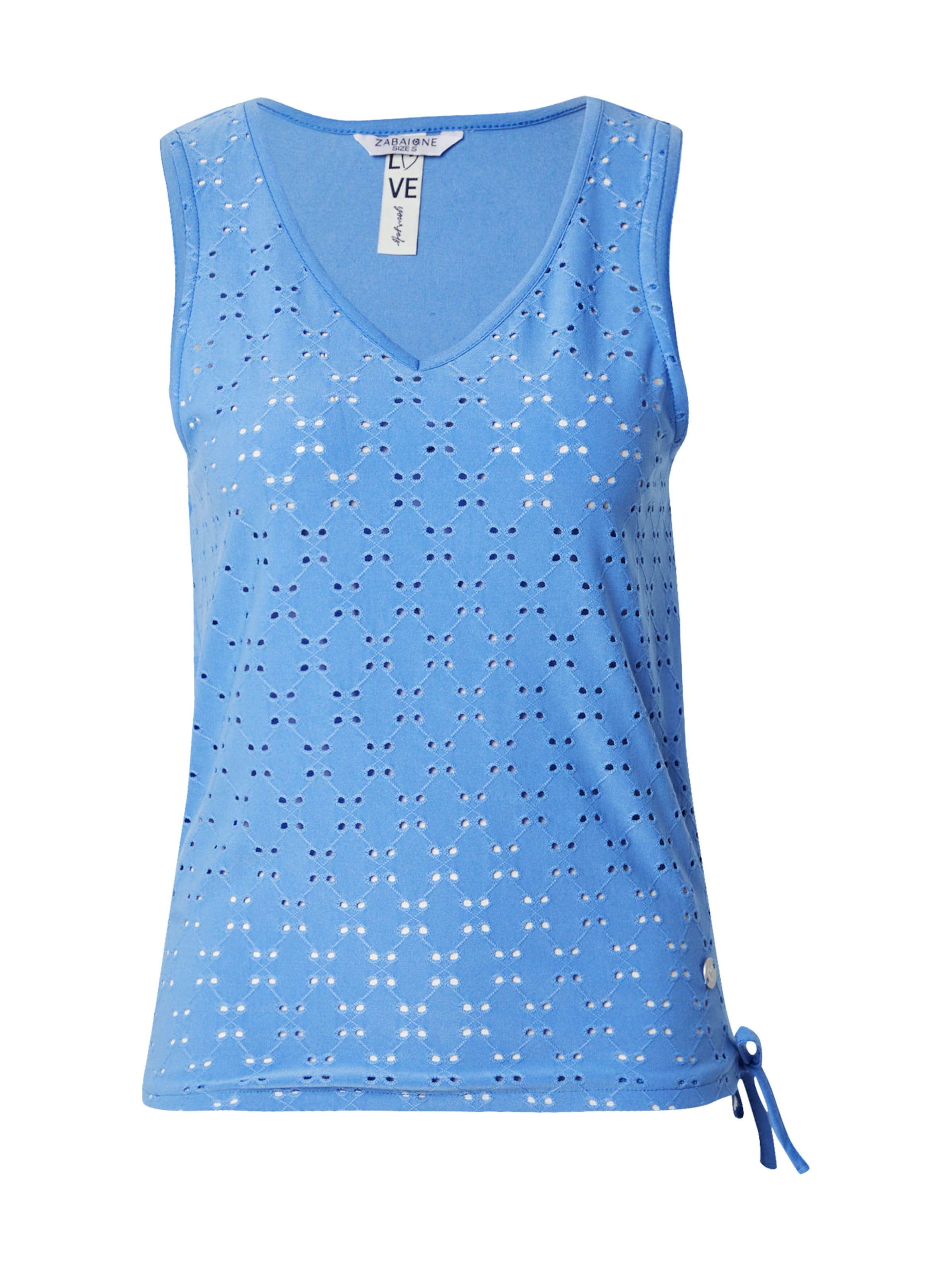 ZABAIONE Top 'Fa44bia' – modrá: přední strana